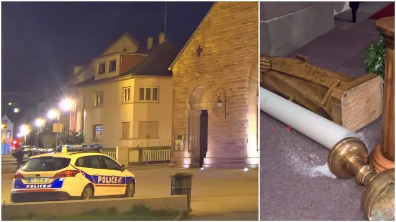 La police effectue des relevés sur place.