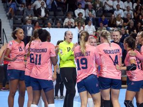 La joie des handballeuses nantaises le 27 septembre dernier à Dijon à l'issue de la 5e journée de championnat