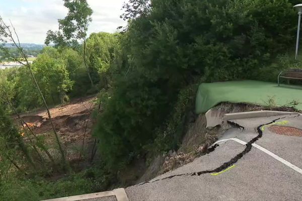 Les routes ont été emportées en quelques minutes