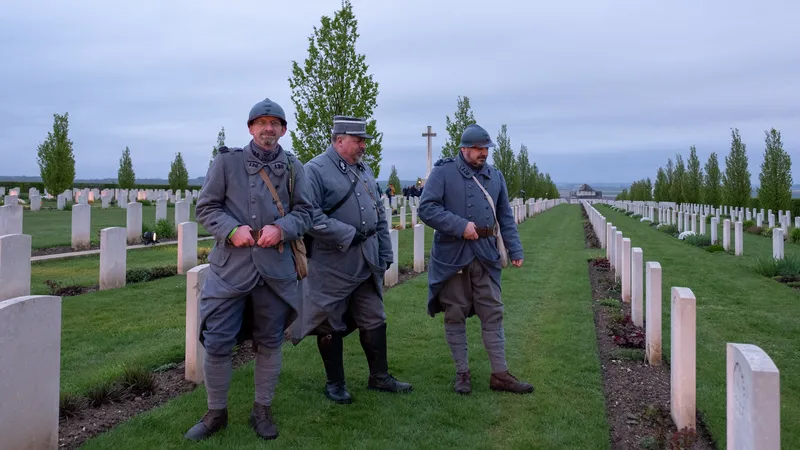 Jérôme, Sylvain et Jean-Michel font partie de l'association "14-18 en Somme".