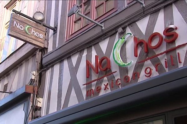 Voici la devanture du second restaurant mexicain ouvert à Rouen par les deux fondateurs de Nachos. 