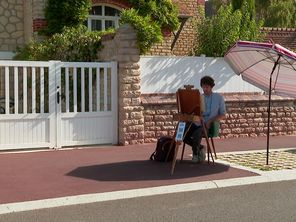 Cet artiste dessine votre maison sur simple rendez-vous
