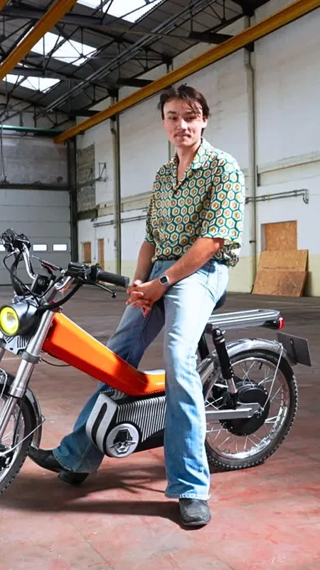 VIDÉO. Barrolex, la mobylette électrique vintage entièrement démontable