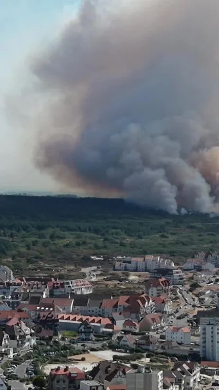 VIDÉO. 180 hectares déjà brûlés : les incendies continuent de progresser sur la Côte d’Opale