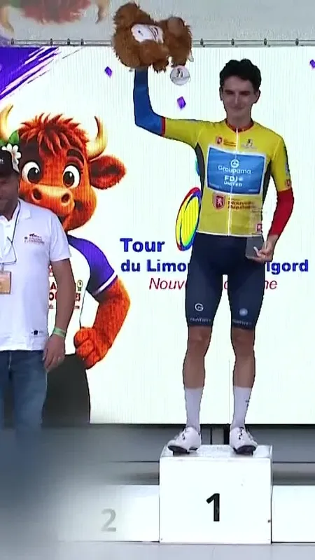 Tour du Limousin : "Mais évidemment je suis fier !" L'émotion du grand père d'Ewen Costiou