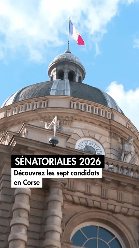 VIDÉO. Sénatoriales 2026 : découvrez les sept candidats en Corse