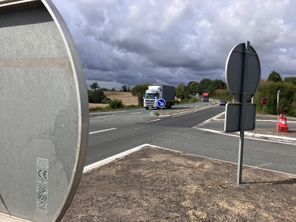 L'intersection entre la D942 et la N145 est à nouveau ouverte ce vendredi midi 21 août.