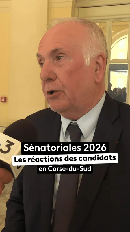 VIDÉO. #Sénatoriales2026 : Les réactions des candidats en Corse-du-Sud