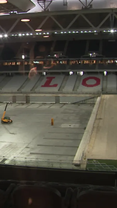 VIDÉO. Une configuration spéciale : le Stade de Pierre Mauroy ouvre ses coulisses au public pendant sa transformation