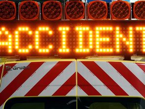 Grave accident de la route - archives.