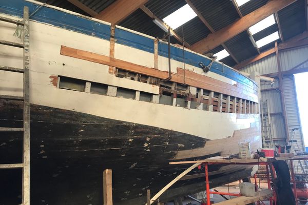 Le Reder Mor hors de l'eau pour des travaux de restauration : un appel aux dons est lancé par l'association du même nom!