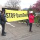 Les manifestants se sont rassemblés à l'appel du collectif Stop DataOne. 