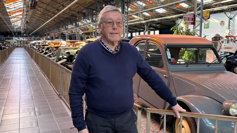 Didier Carayon est à la tête du musée automobile de Reims depuis 28 ans.