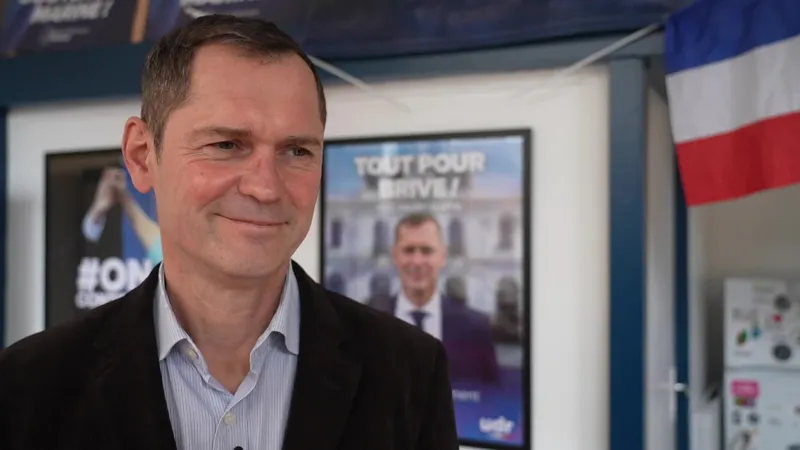 Valéry Elophe, candidat Rassemblement national à Brive