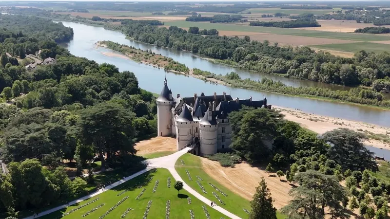 Le château de Chaumont-sur-Loire accueille le festival international des jardins depuis plus de 40 ans.