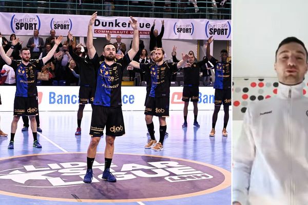 Tom Pelayo, arrière-droit de l'USDK.