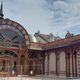 Le chantier de restauration de la Buvette Cachat à Evian-les-Bains