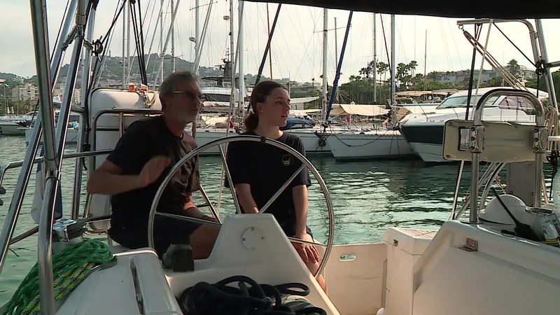 Garance semble avoir laissé derrière elle ses problèmes de santé, le temps de cette navigation.