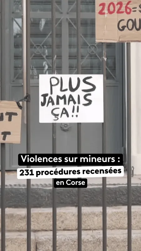 Violences sur mineurs : 231 procédures recensées en Corse