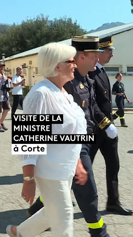 VIDÉO : Visite de la ministre Catherine Vautrin à Corte