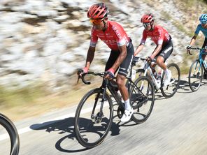 Nairo Quintana sur les routes du Mont Ventoux, le 6 août 2020.