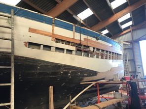 Le Reder Mor hors de l'eau pour des travaux de restauration : un appel aux dons est lancé par l'association du même nom!