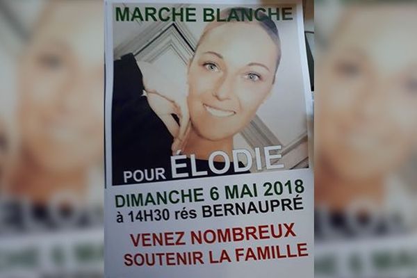 Une semaine après le drame, une marche blanche a été organisée à Hautmont (Nord) en hommage à Élodie Lempereur.
