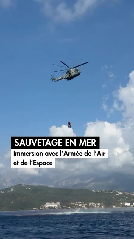 VIDÉO. Sauvetage en mer : Immersion avec l'Armée de l'Air et de l'Espace