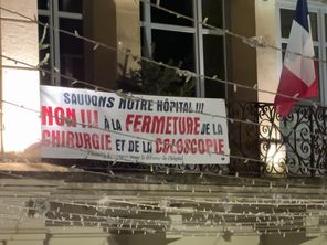 La fermeture du service de chirurgie de l'hopital d'Apt ne passe pas. 