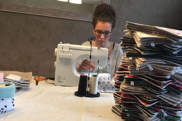 Anaïs confectionne des produits lavables en Haute-Marne. 