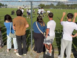 Jusqu'au bout, les supporters sont venir soutenir les Girondins au Haillan.