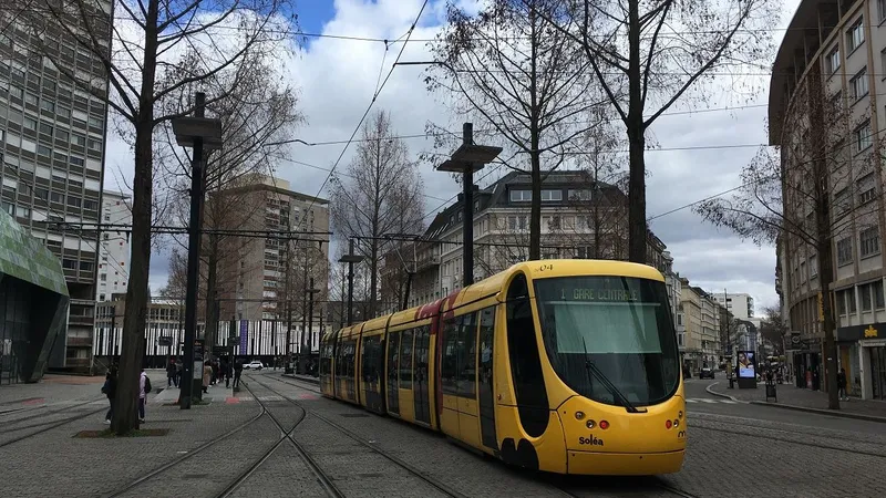 Le ticket de tramway unitaire coûte habituellement 1.40 euro à Mulhouse (Haut-Rhin).