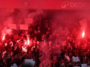 L'animation de la zone DVE lors du match LOSC-PSG, le 5 septembre 2025.