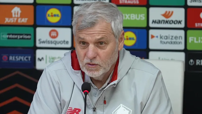 Bruno Genesio, entraîneur du LOSC