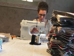 Anaïs confectionne des produits lavables en Haute-Marne. 