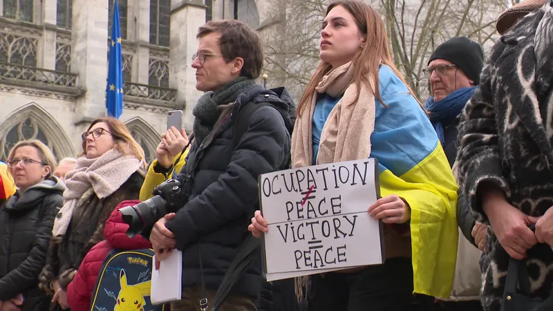 Le rassemblement à Rouen, ce 24 février 2024.