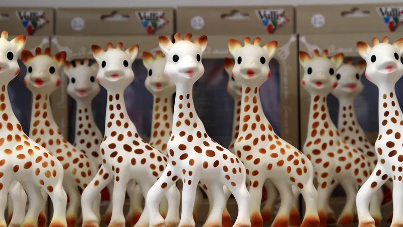 Sophie La Girafe fête ses 60 ans. Photo d'illustration.