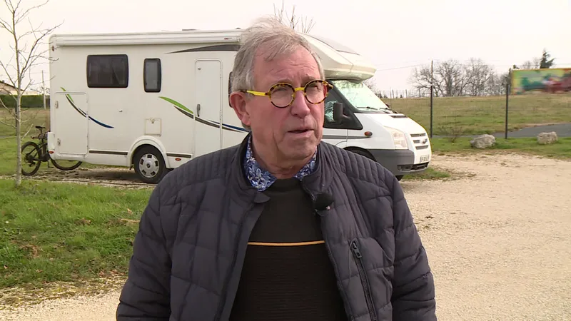 Alain Castang, maire de Rouffignac-et-Sigoulès